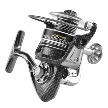 

Full Metal Head Spinning Fishing Reel 12+1 BB Gapless Fishing Wheel Top Class Fishing Tackle Spinning Wheel Metal Fishing Wheel