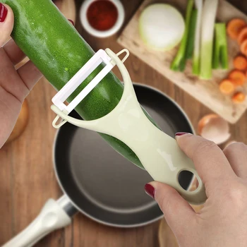 

Carrot Potato Shred Grater Kitchen Tool Plastic Ceramics Fruit Peeler Vegetable Peeler Cutter Creative Slicer Peeler Zesters