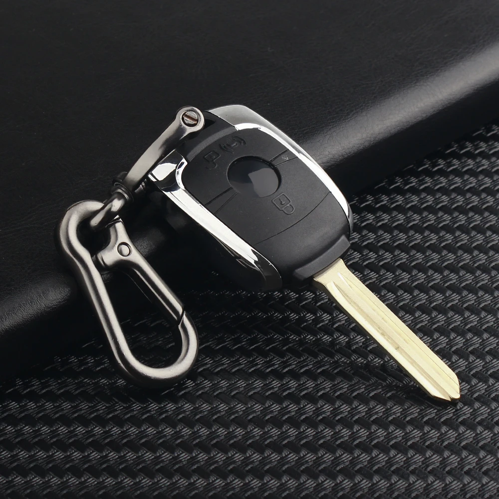 Замена кнопок KEYYOU дистанционного ключа корпус Fob Для SsangYong Actyon Kyron Rexton Korando Запасная часть - Количество кнопок: With Key Ring