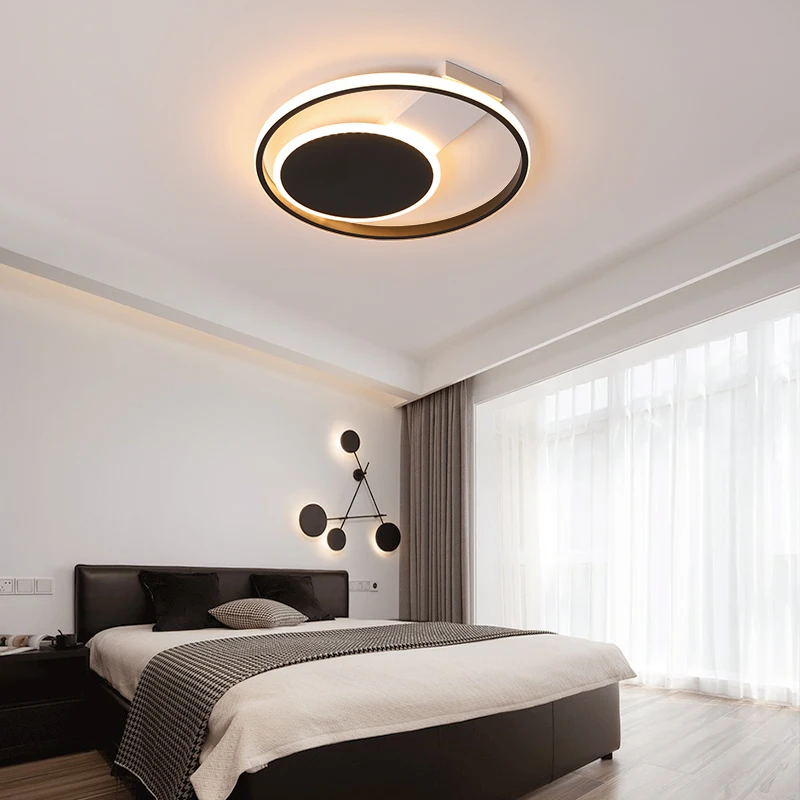 

Modern Ceiling Light LED Round Lamp Flush Mount Fixture Smart Lighting for Living Bed Room Foyer Dining Room 110v 220v