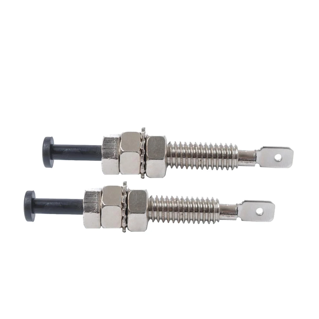 2pcs Universal Car Auto Door Trunk Alarm Light Hood Jamb Pin Switch Bonnet