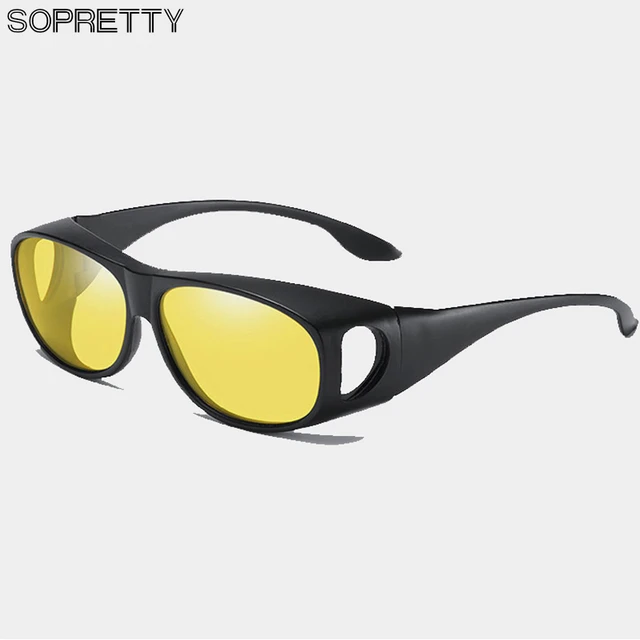 Polarized Coating Sunglasses Night Driving Eyewear Anti-Glare Wear