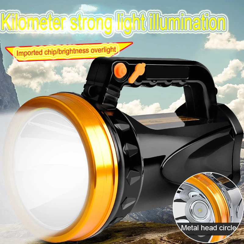 

LED 18W/20W Flashlight Rechargeable Outdoor Multi-Functional Portable Searchlight Long-Range Waterproof Household Mine Lamp