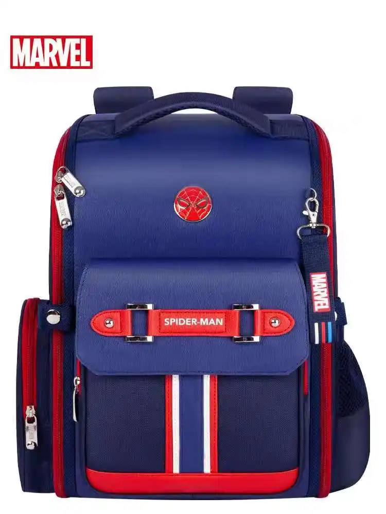 2022 Disney New School Bags For Boys Primary Student Shoulder Orthopedic Backpack Grade 1-5 Spider Iron Man Captain America