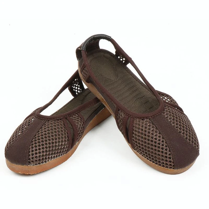 Sandalias budistas zen para mujer, zapatos de verano promoción, de Buda, shaolin, monje, kung fu, wushu, lohan, arhat, color amarillo/gris/café| Sandalias playa y para libre| - AliExpress