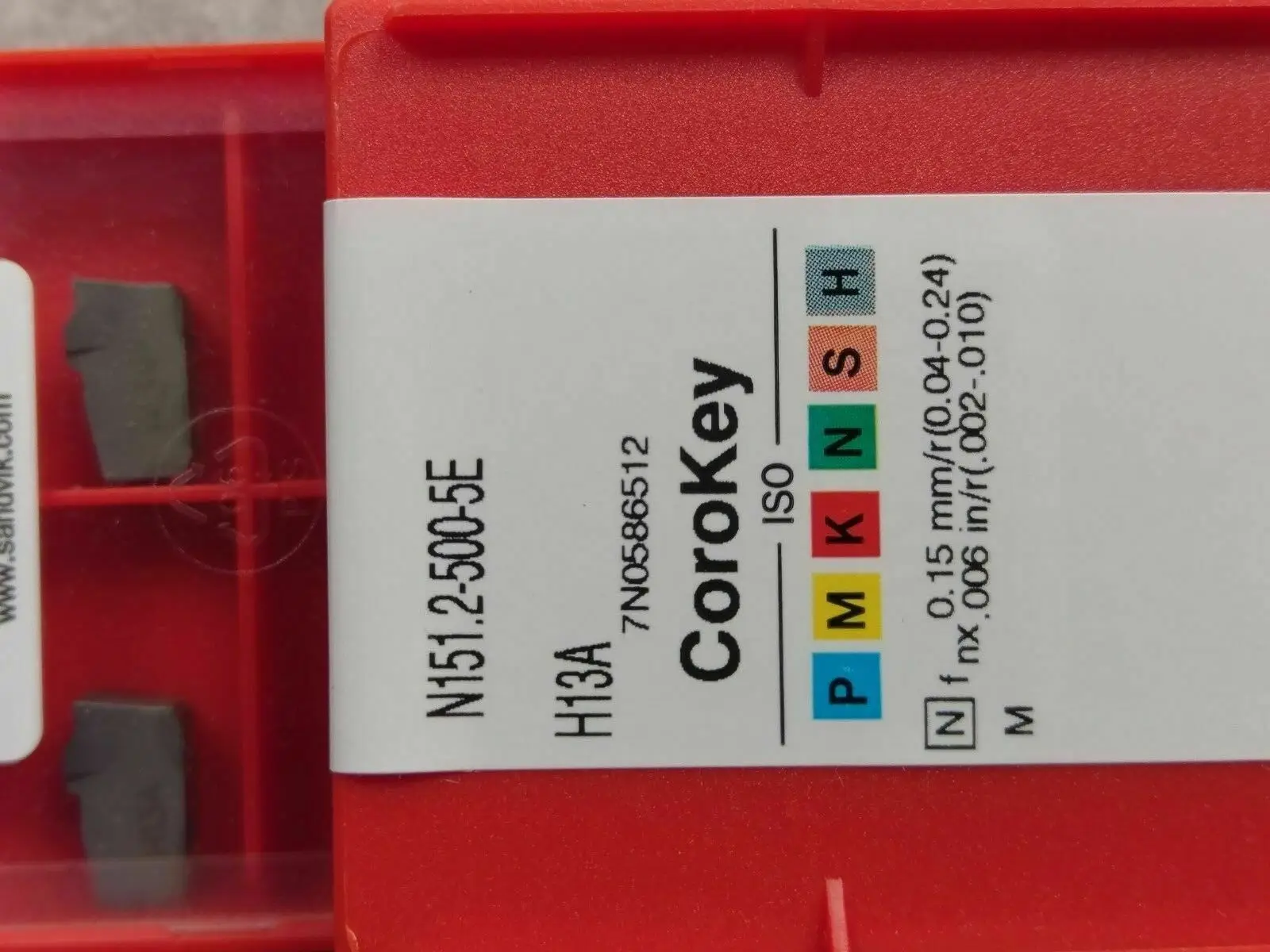 10 шт. вставки карбида N151.2-500-5E H13A