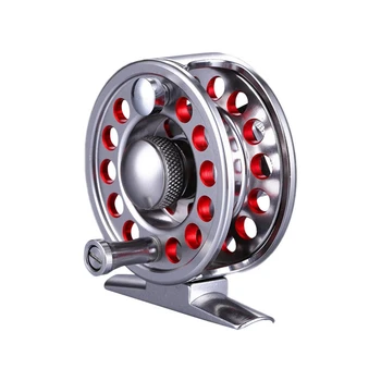 

CNC Aluminum Alloy Fly Fishing Wheel Bearing Number 2 + 1BB Speed Ratio 1: 1 Fishing Reel