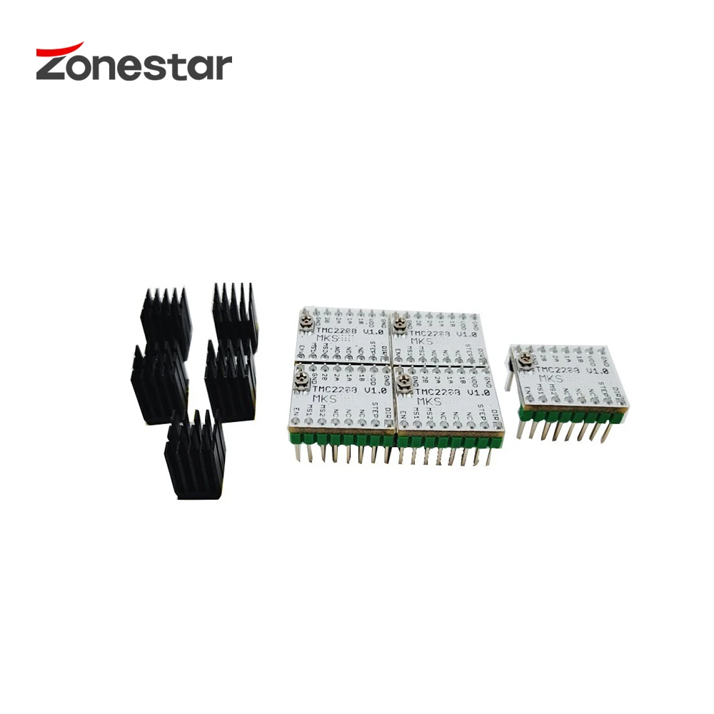 

TMC2208 StepStick Stepper Motor Driver Module With Heat Sink Mute Silent Excellent Stability Protection