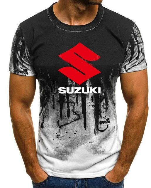 Летняя новая мода для Suzuki Motorsport GSX ROOD R MOTO Team Логотип Футболка мужская хлопок короткий рукав пуловер H