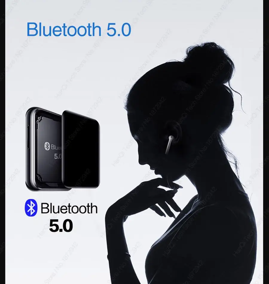 Хоббилан мини MP3 плеер Бенджи Х5 полный экран Bluetooth MP3 плеер Студенческая Версия портативный MP4 Walkman музыкальный плеер