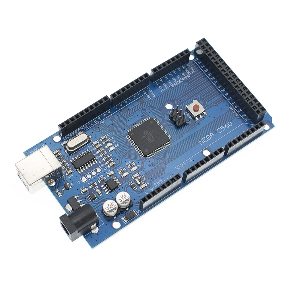 10 компл. Tenstar Robot MEGA 2560 R3(ATmega2560-16AU CH340G) AVR USB плата+ USB кабель ATMEGA2560 для arduino