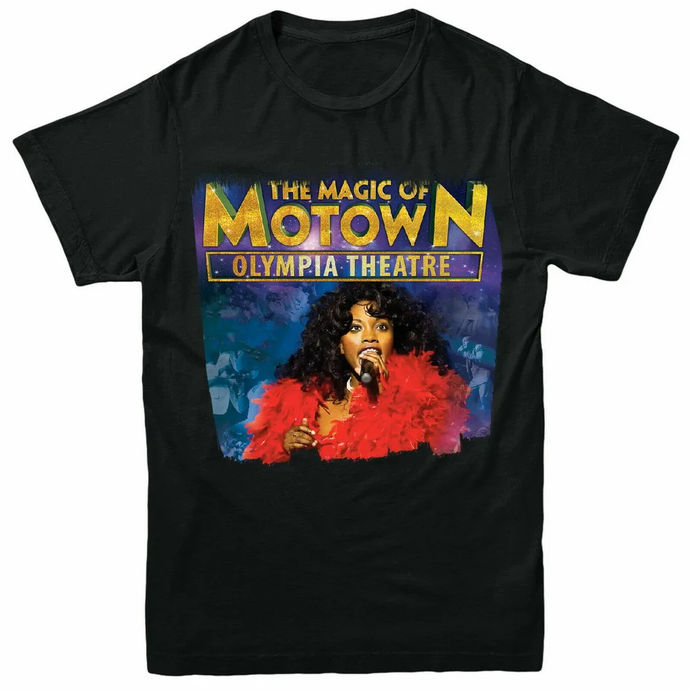 The Magic Motown Tops Tee T Shirt Musicals Flyer Olympia Theatre Adult Men Women T-Shirt m xl 2xl 3xl | Мужская одежда