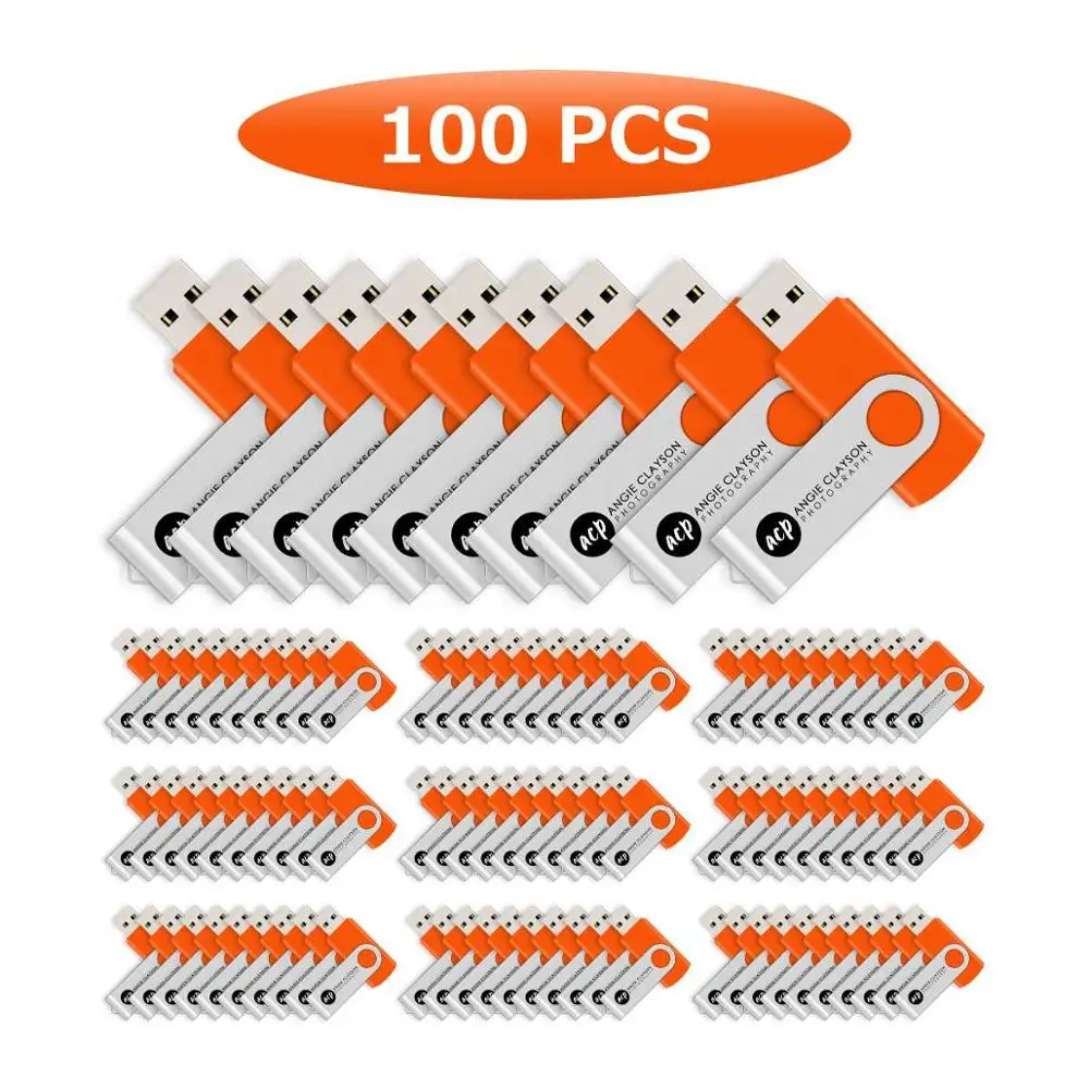 J boxing оптовая продажа 100 шт. Печатный Пользовательский логотип 128 Мб USB флэш