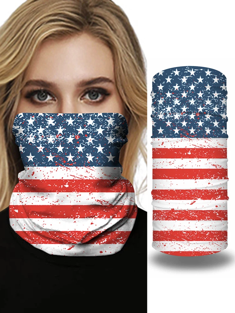 2020 New Fashion Nation Flag Print Face Bandana Magic Scarf Headwrap Balaclava |