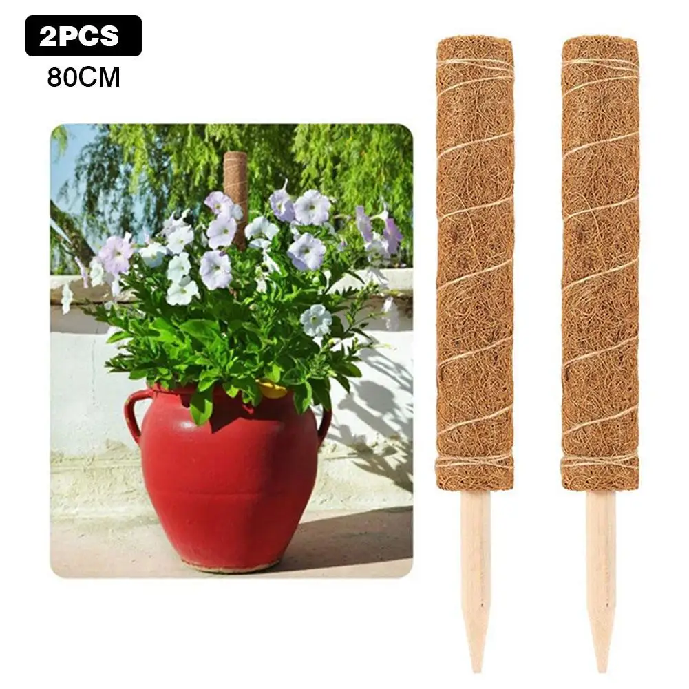 60 /80CM Coir Moss Totem Pole Creeper Plant Support Climbing Extension