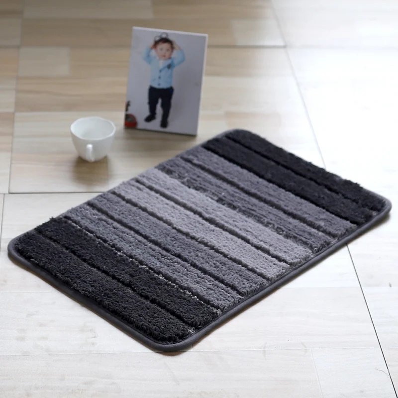 Ручная моющаяся ванная комната нескользящий коврик туалет напольный коврик для туалета дверь туалета Впитывающий Коврик для ног коврик для ванной комнаты