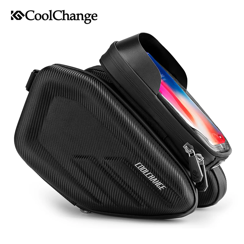 Водонепроницаемая велосипедная сумка CoolChange с передней головкой и верхней