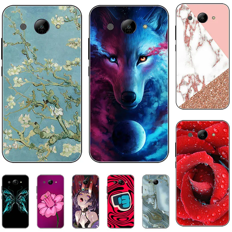 Custodia Morbida In Tpu Per Huawei Y3 2017 Cover Posteriore In Silicone Per Huawei Y3 2017/Y3 2018/Y5 Lite 2017 Cro-U00 Cro-L22 U00 Cover