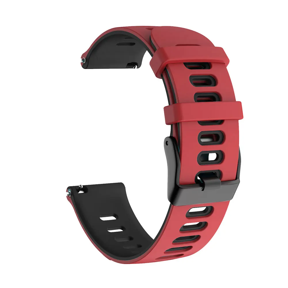 Силиконовый ремешок для часов спортивный браслет ремешок для Garmin Vivoactive 3 ремень быстросъемный ремешок для Garmin Vivomove HR Band - Цвет: Red