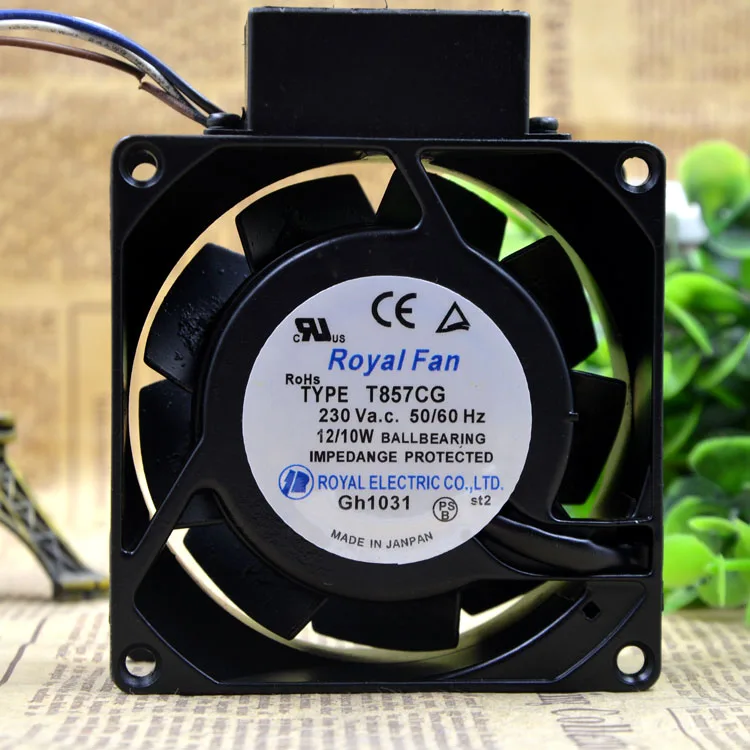 T857CG 230V 12W 8 см 8038 защиты электродвигателя Вентилятор охлаждения