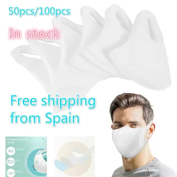 

50 / 100pcs PM2.5 Dust Mask Dustproof Disposable Face Masks Anti-fog 3-layer Non-woven Masque Mascherie Mask Health Care
