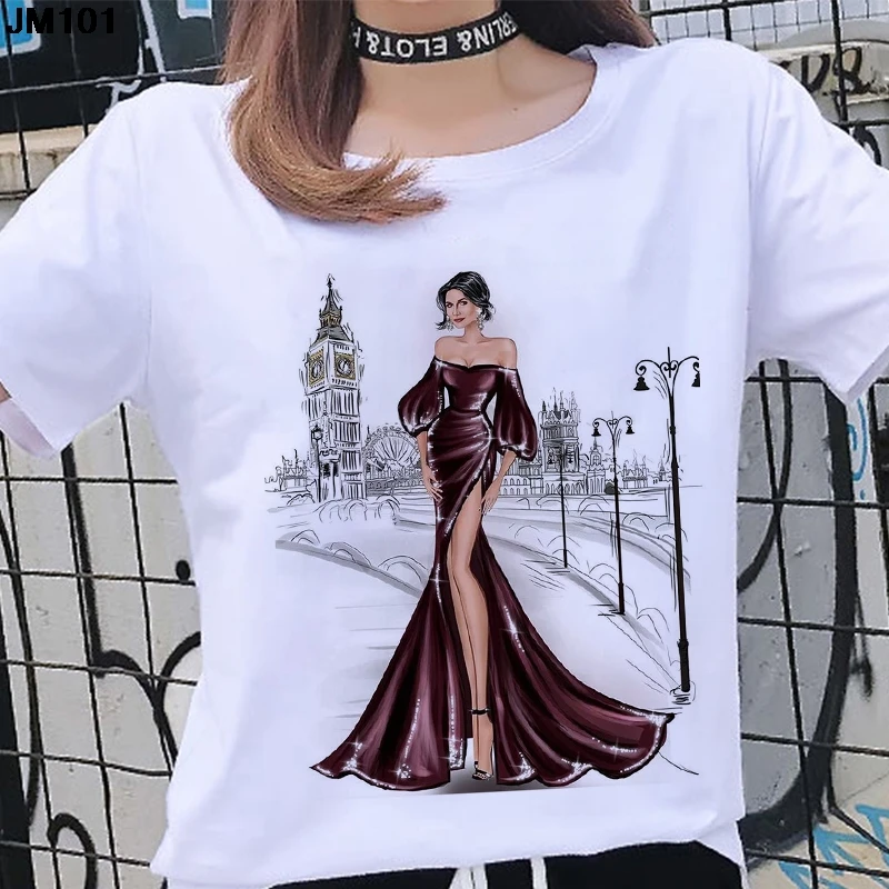 Customized Printing Leisure T shirt Harajuku Women DIY Your Like Photo or Logo White T-shirt Fashion Custom Female Tops Tshirt tee shirts