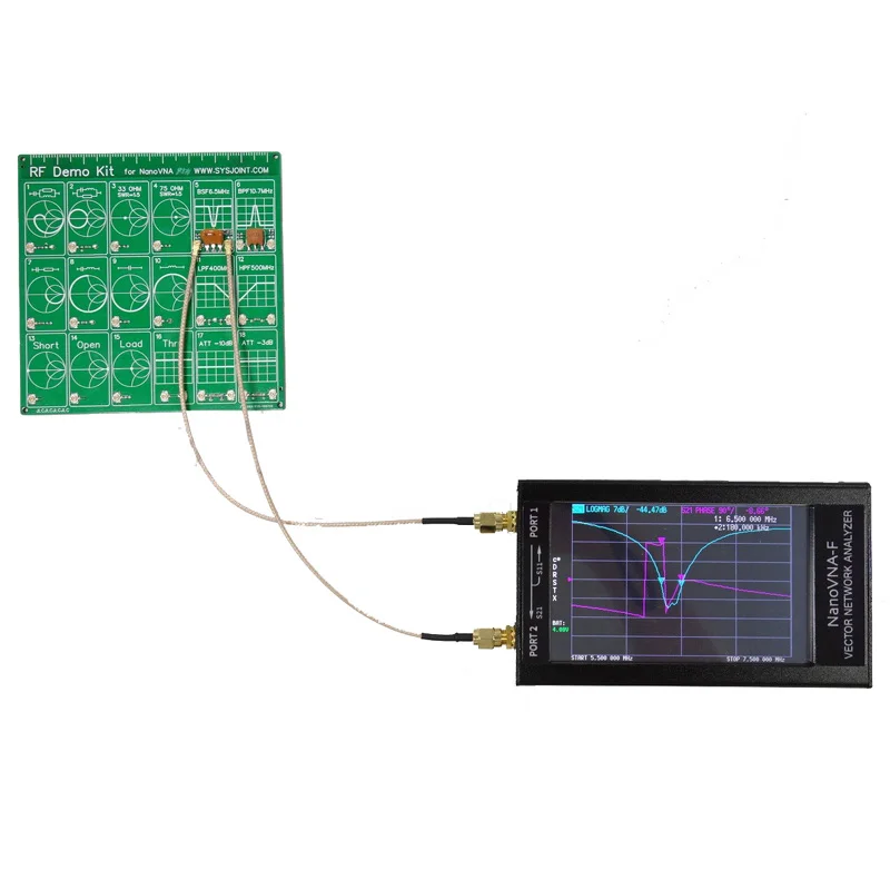 Для NanoVNA RF демонстрационный комплект RF аттенюатор векторный сетевой фильтр тест er тестовая плата для NanoVNA-F векторный сетевой анализатор