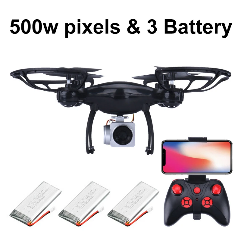B 500W pixels 3B Дрон камера 1080/720p HD gps Профессиональный Дрон воздушное давление фиксированная высота четырехосный Самолет RC вертолет с камерой - Цвет: B 500W pixels 3B