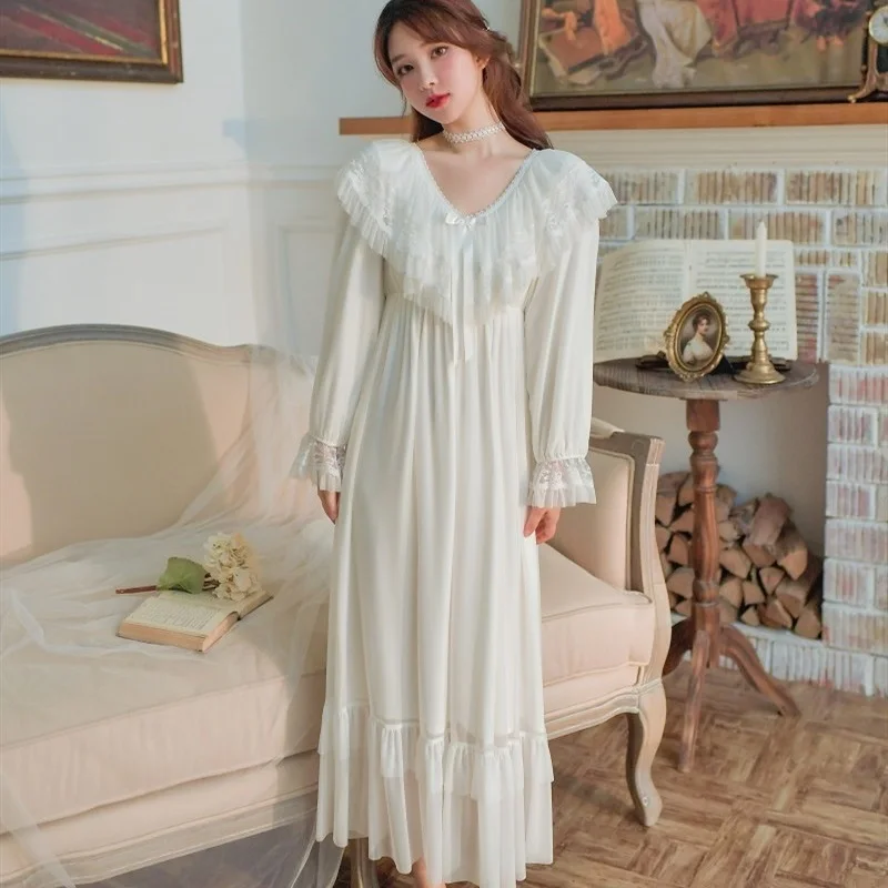 Vintage Nightgown Gauze Nightgowns Gauze Sleepwear Lace