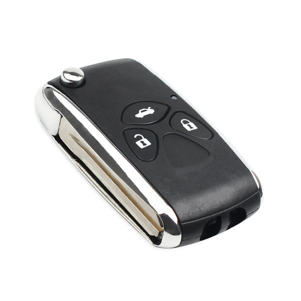 KEYYOU 4 кнопки обновленный флип дистанционного ключа чехол для Toyota Camry 2009 2010 2011 Rav 4 2012 Corolla Автомобильный ключ оболочки с лезвие toy43