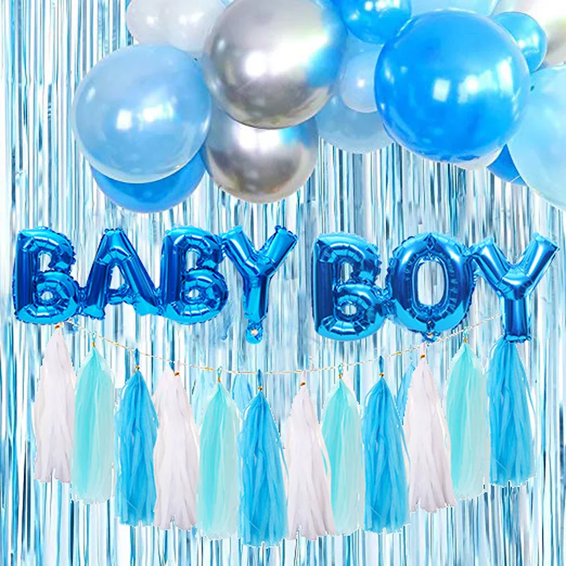 BABY GIRL BOY THEMED BALLOON BABY SHOWER BAPTISM BIRTHDAY PARTY SUPPLIES DECOR 