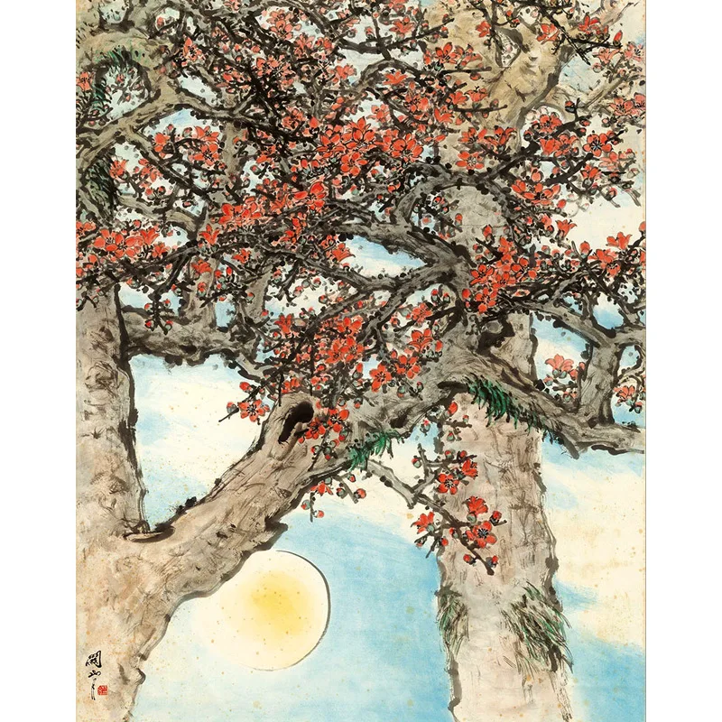 

New Chinese Style Living Room Decorative Painting Entrance Office Hotel Hanging Painting Guanshanyue Traditional Chinese Paintin