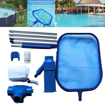 

Aquarium Debris Maintenance Accessories Swimming Pool Retractable Cleaning Net Kit Fishpond Water Suction Head Leaves Fresh Tool