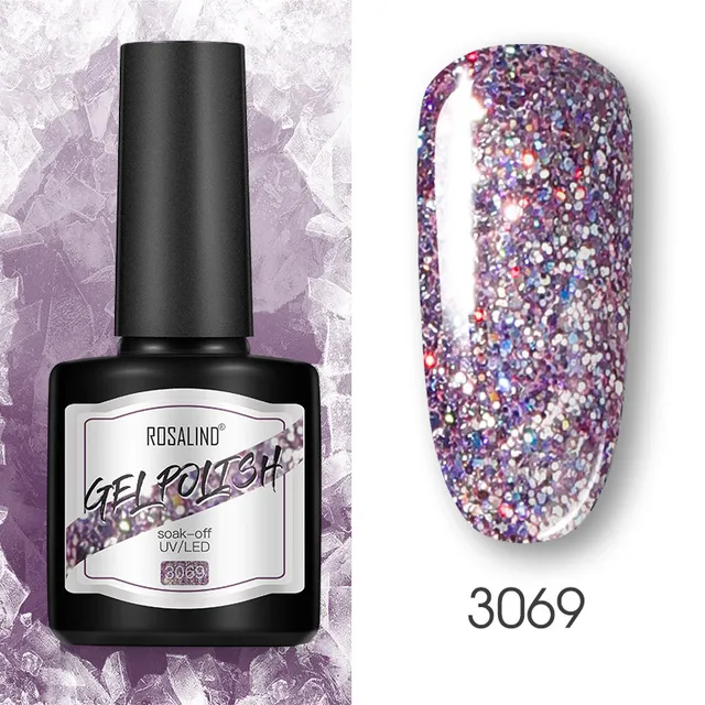 ROSALIND 8ml Gel Nail Polish Shiny Matte Effect Gel Polish For Manicure Nail Art Design Semi Permanent Painting Varnishes Gel RS17-3069