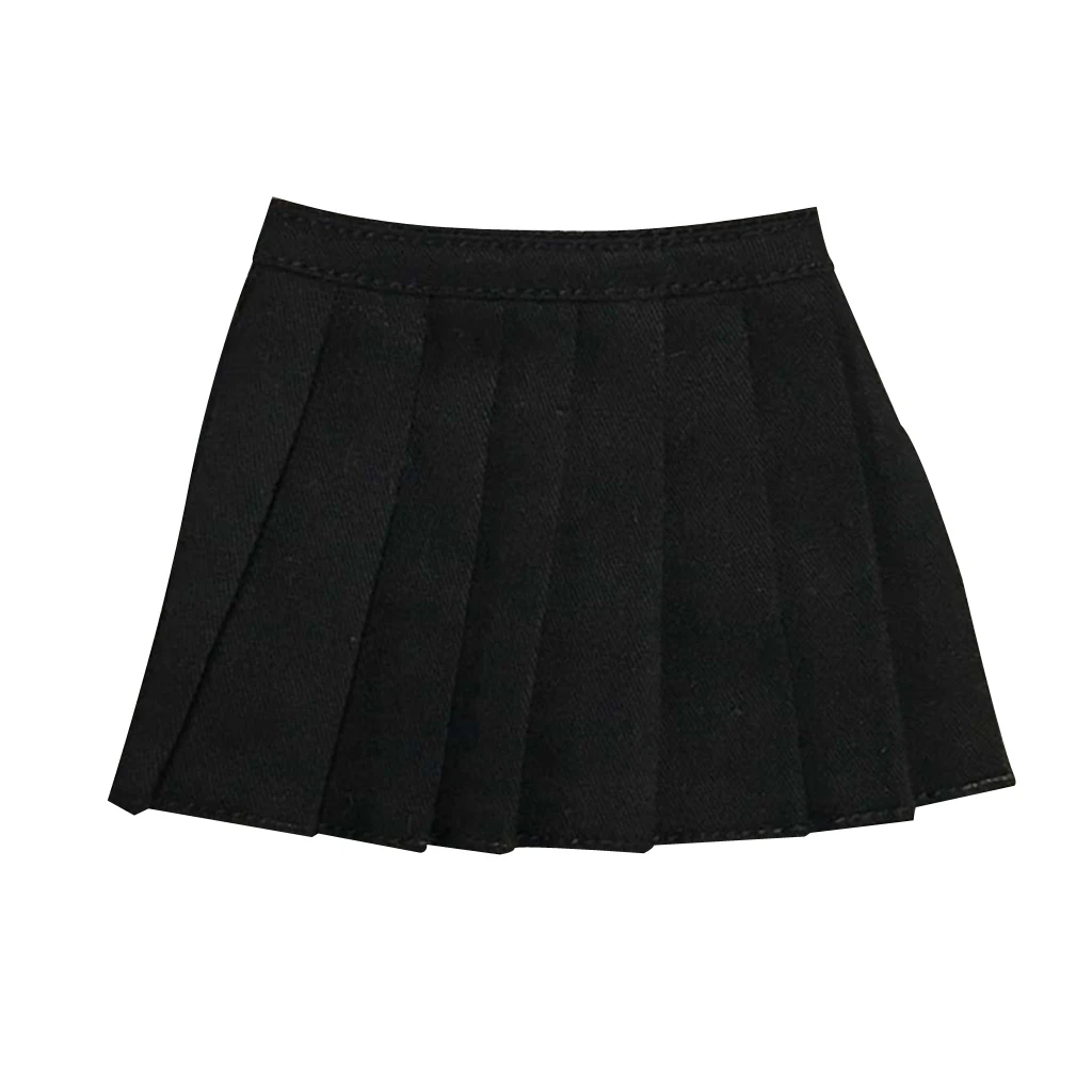 White pleated skirt 6 inch Clearance