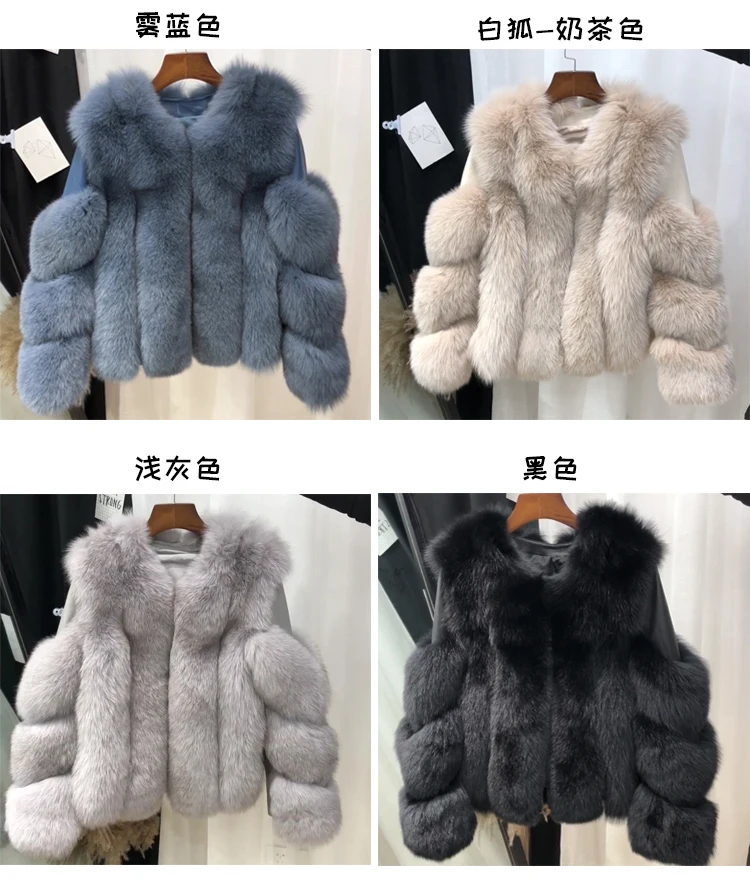 women coats and jackets winter natural fox fur coats (3)