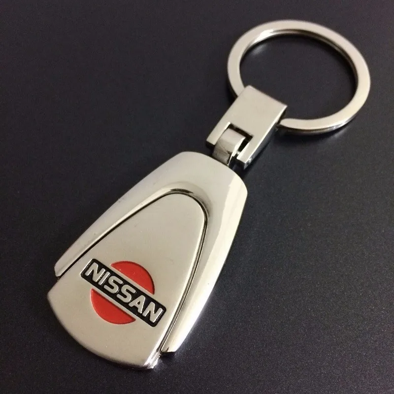 

2020 New Direct Selling Creative Trapezoidal Car Logo Key Chain for NISSAN Car Key Accessories Small Gift