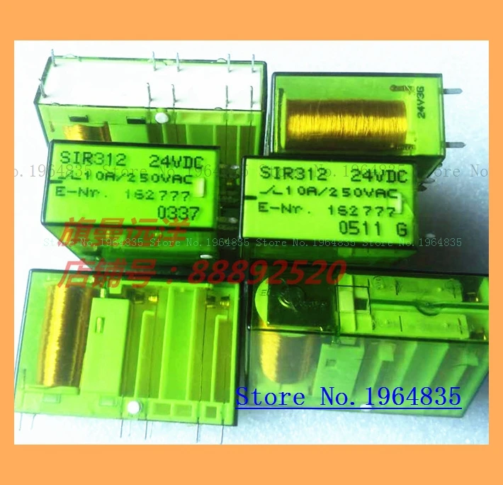 

SIR312 24VDC SIR312 10A 250VAC
