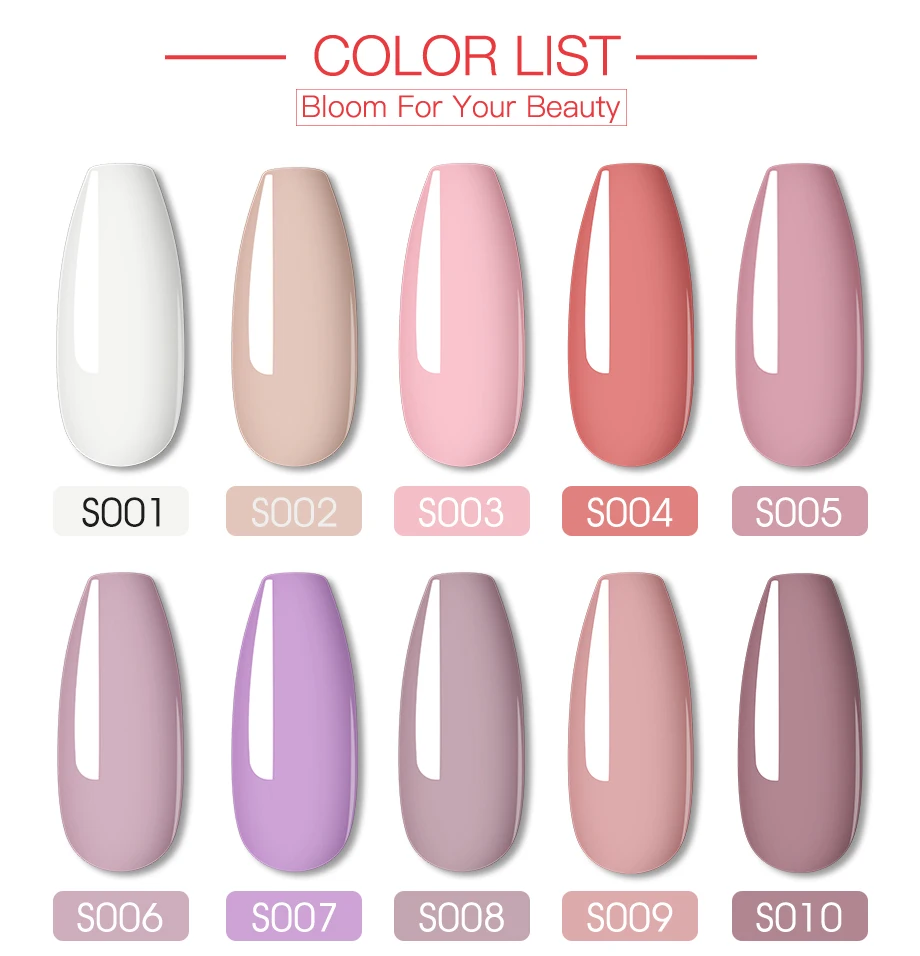 ROSALIND 7ml Gel Polish Semi Permanent Nails Gel Polish Soak Off UV LED Base Top Coat Vernis Nail Art Glitter Gel Varnish