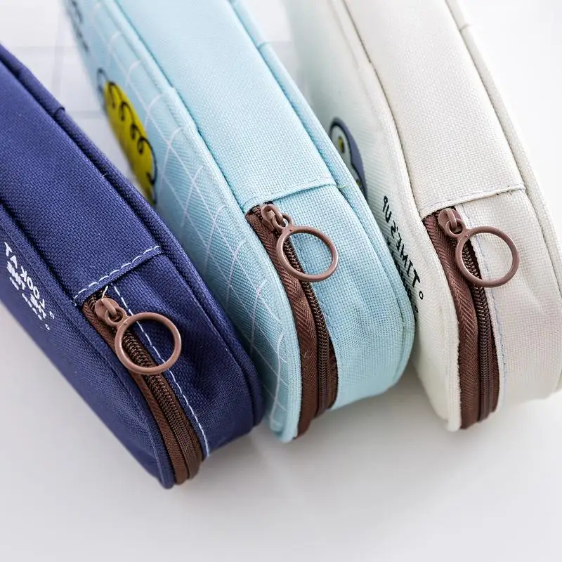 Чехол карандаш с мультяшными животными канцелярская Сумка для девочек подарок