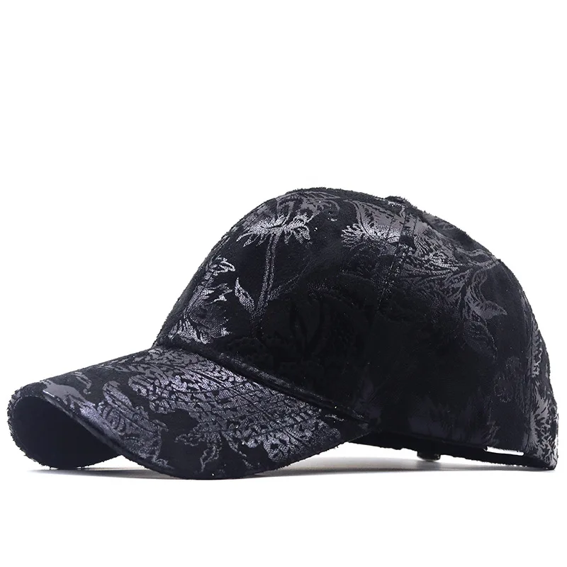 Spring And Summer Men's Baseball Cap Floral Printing Caps Cotton Versatile Sunshade Casual Men's And Women's Hat Cap For Boy