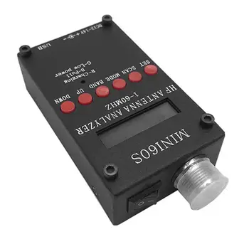 

Mini60S 1-60MHZ HF SWR Antenna Analyzer Meter with Bluetooth Function