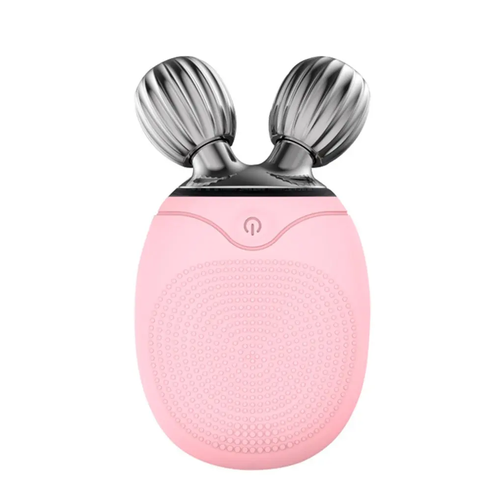 

Usb Charging Multi-Function Waterproof Beauty Instrument Household Mini Roller Cleansing Brush Face Massage Instrument