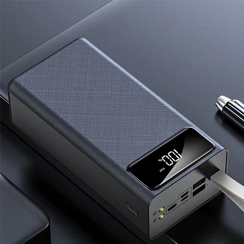 Portable 80000mAh Mobile Power Bank One-way Quick Charge with Intelligent Digital Display Double USB Flashlight for Iphone anker powercore 20000 Power Bank