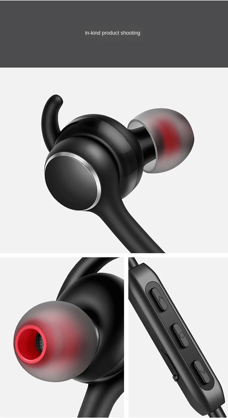 

Two-color Hanging Neck HD Sound Quality Sports Bluetooth 5.0 Waterproof Headset