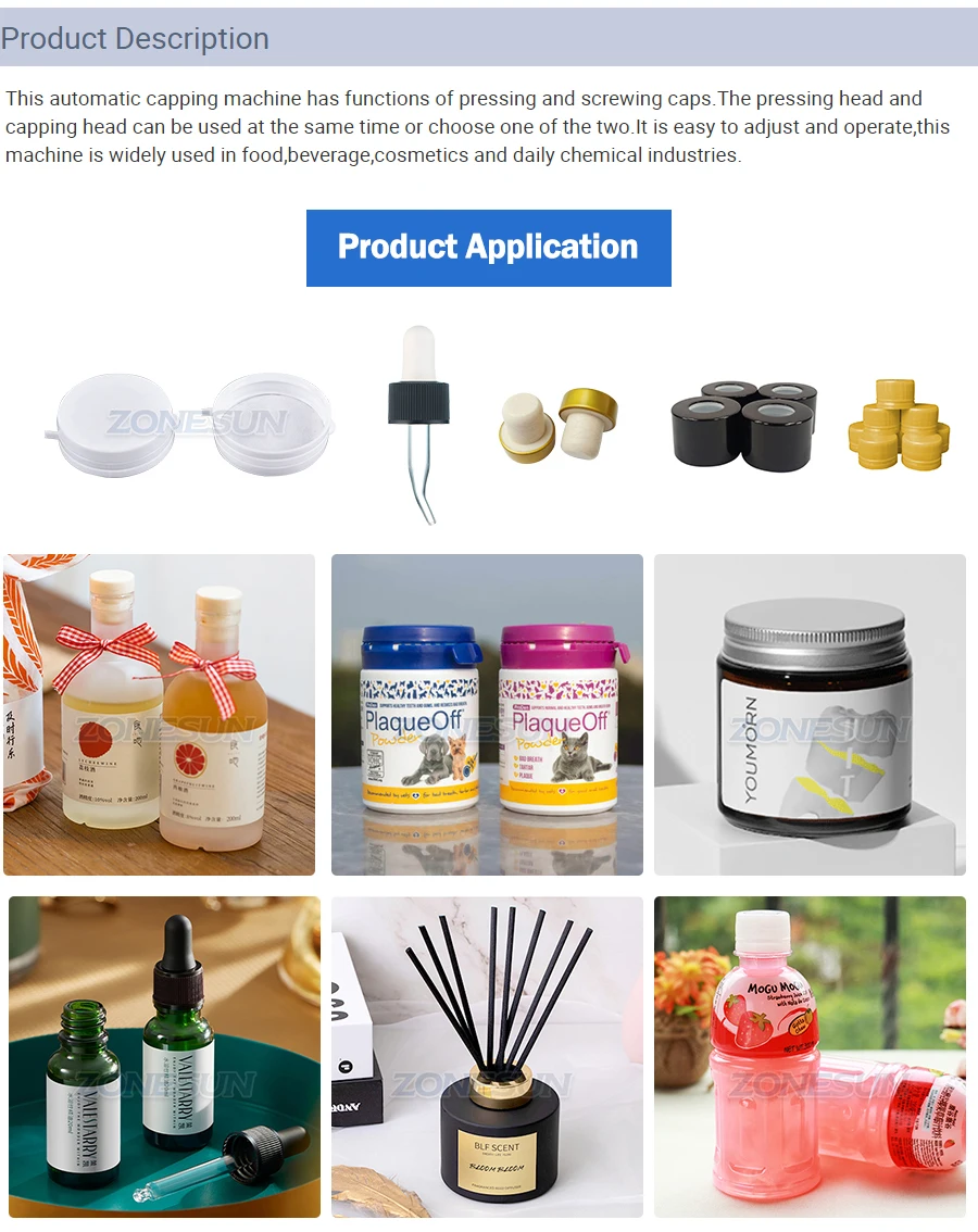 Автоматическая укупорочная машина для бутылок вина ZONESUN ZS-XG16DV, машина для укупорки винтовых крышек 