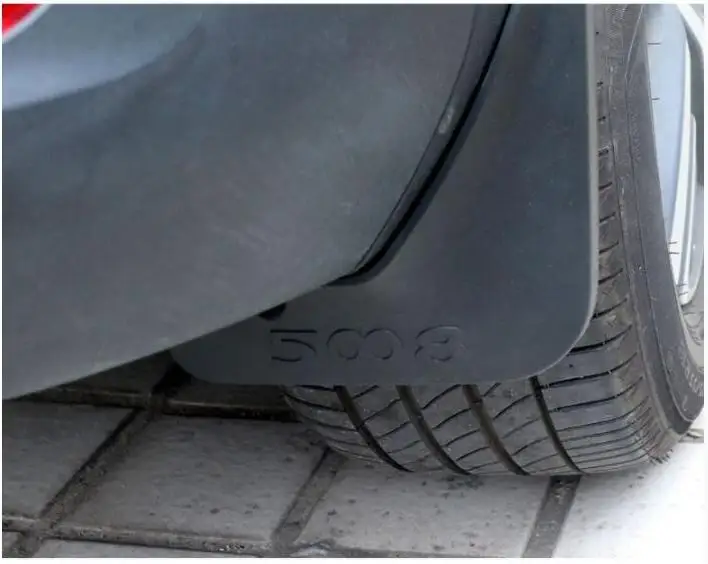 Для peugeot 5008 fender Мягкие пластиковые декоративные автомобильные принадлежности грязевая кожа ремонт специальные аксессуары