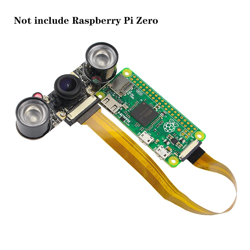 Raspberry Pi Zero камера ночного видения рыбий глаз 5MP OV5647 130 градусов фокусное расстояние регулируемая камера для Raspberry Pi Zero V1.3 Zero W WH