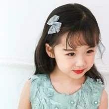 Стиль в Корейском стиле, 18 шт., Детские аксессуары для волос, заколки, набор, детский тканевый головной убор с бантом, аксессуары для девочек