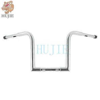

Motorcycle Array Chrome 12" Rise Ape Hanger Bar 1-1/4" Fat Handlebar For Harley Custom Application LST, FXST, Sportster X